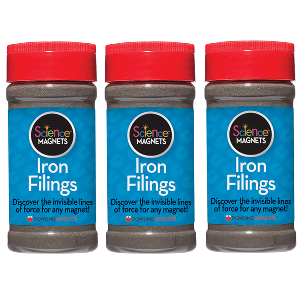 Dowling Magnets Iron Filings, 12 oz. Per Jar, PK2 731019